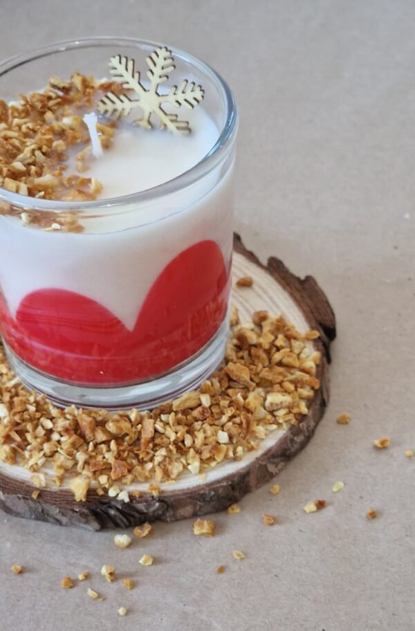 Vela de Naranja en Vaso