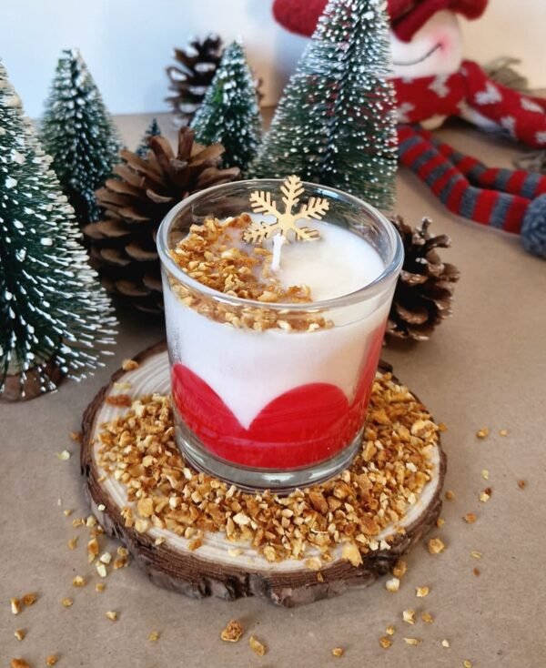 Vela de Naranja en Vaso